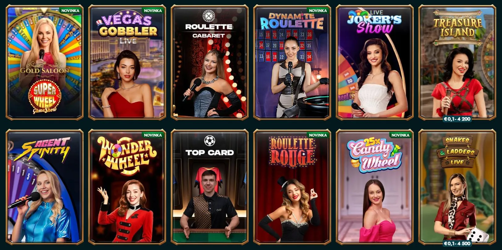 nov&eacute; online casino Live casino